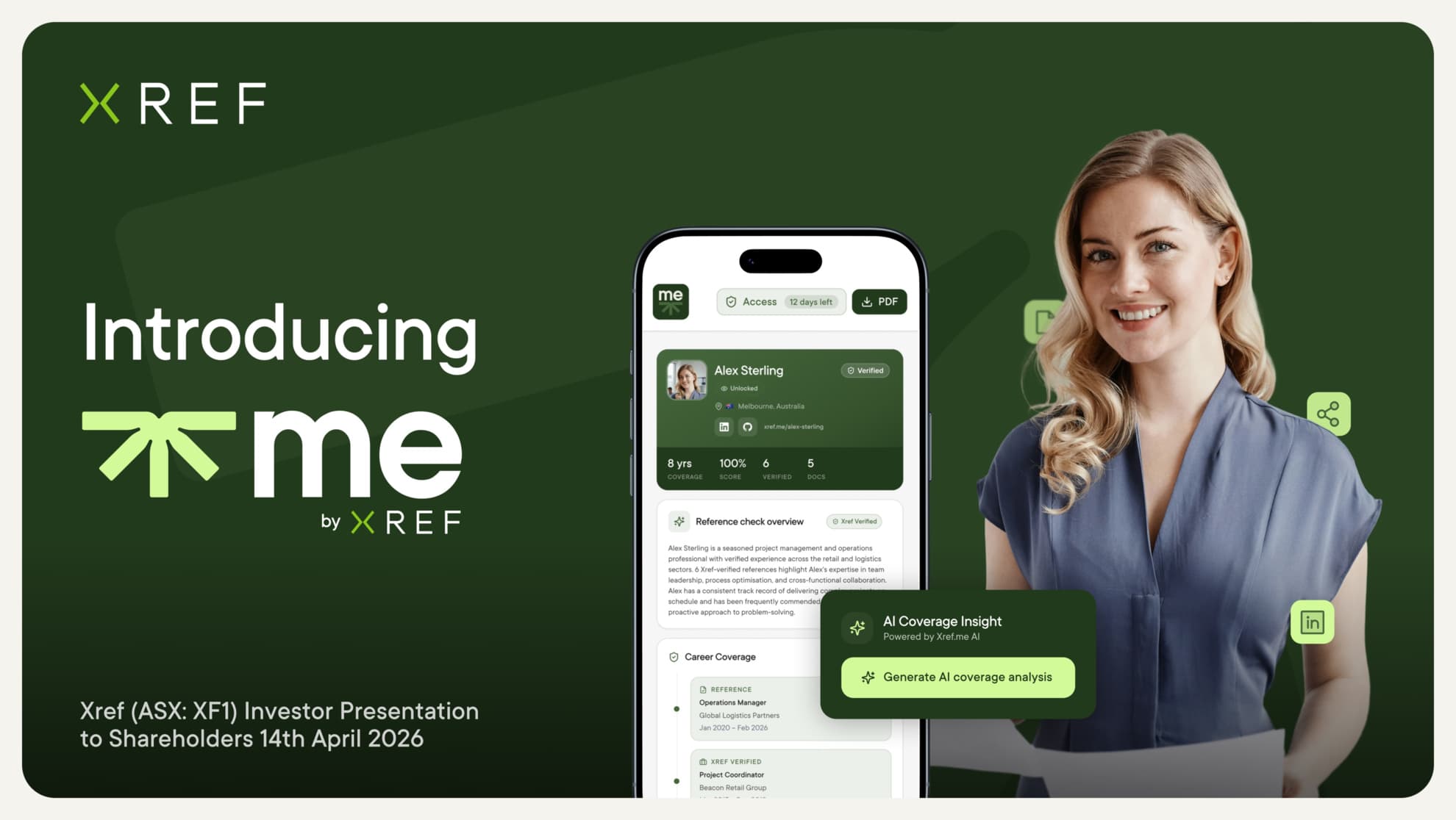 Investor Presentation - Introducing Xref.me